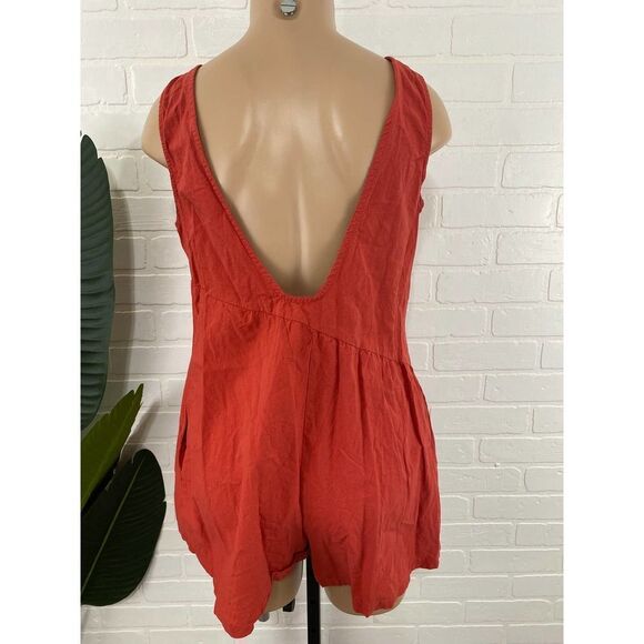 Everkaki tomato red orange romper - Picture 3 of 5